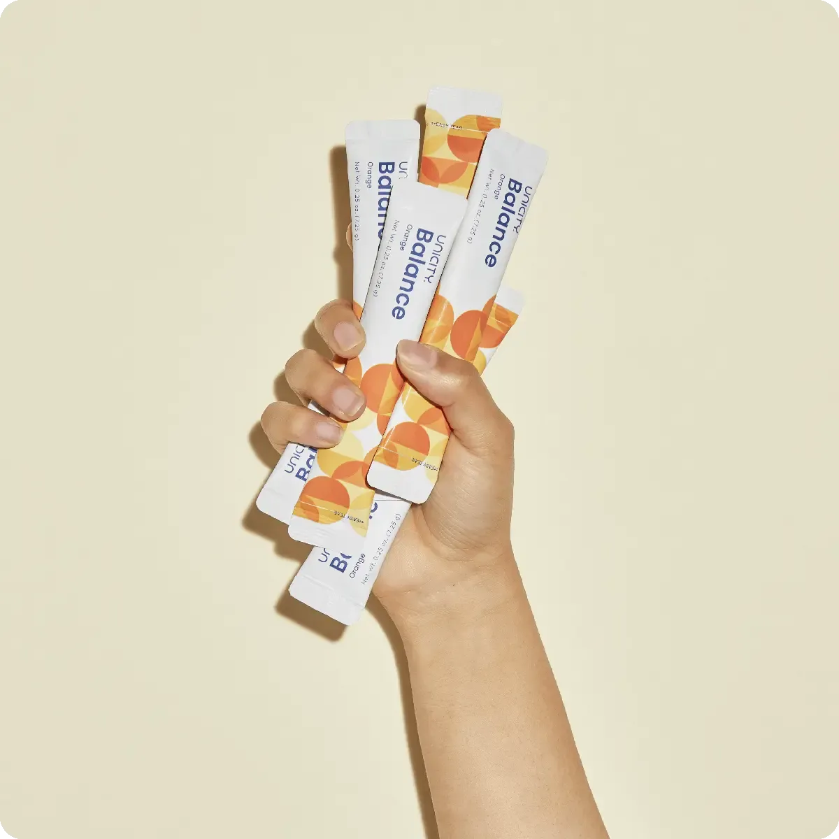 Unicity Balance Fiber Supplement | Supports Healthy Glucose Response & Fullness | Pre-Meal Soluble Fiber Drink Mix | Natural Orange | 30 Stick Packs